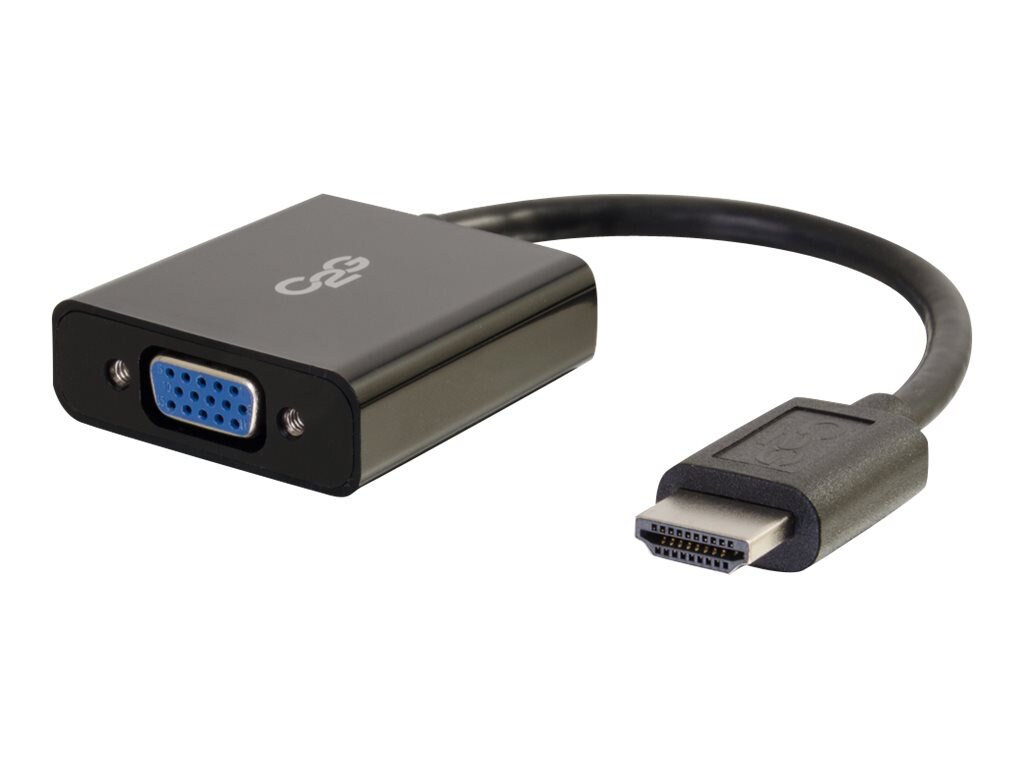 C2G HDMI to VGA Adapter - HDMI to VGA Converter - M/F - convertisseur vidéo - noir