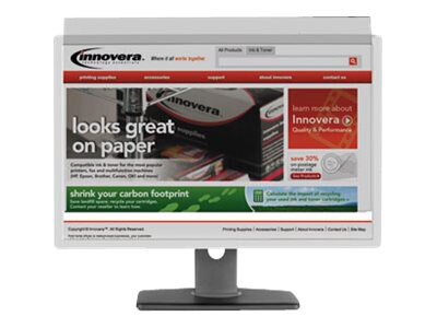 Innovera Black-Out Privacy Frameless Filter - display privacy filter - 17"