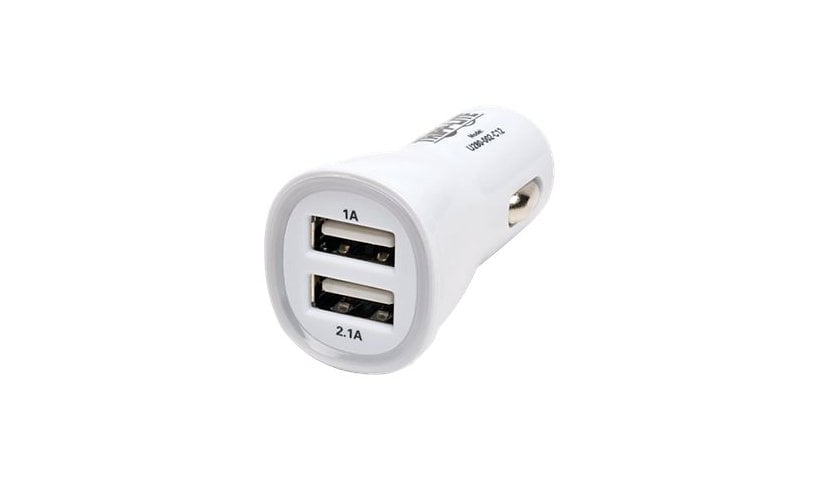 Tripp Lite Dual USB Tablet Phone Car Charger High Power Adapter 5V / 3.1A 15.5W car power adapter - USB