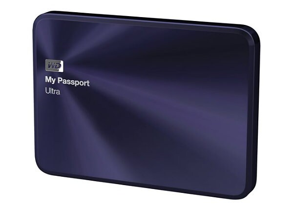 WD My Passport Ultra Metal Edition WDBTYH0010BBA - hard drive - 1 TB - USB 3.0