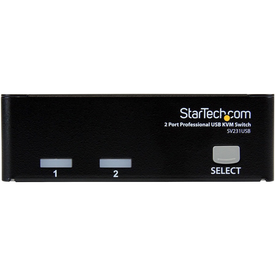 Thumbnail 2 of 4 for StarTech.com 2 Port VGA USB KVM Switch - VGA KVM Switch - 1920x1440 - USB 2.0 - KVM Video Switch , TAA