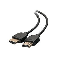 C2G Plus Series 1ft High Speed HDMI Cable with Low Profile Connectors - 4K