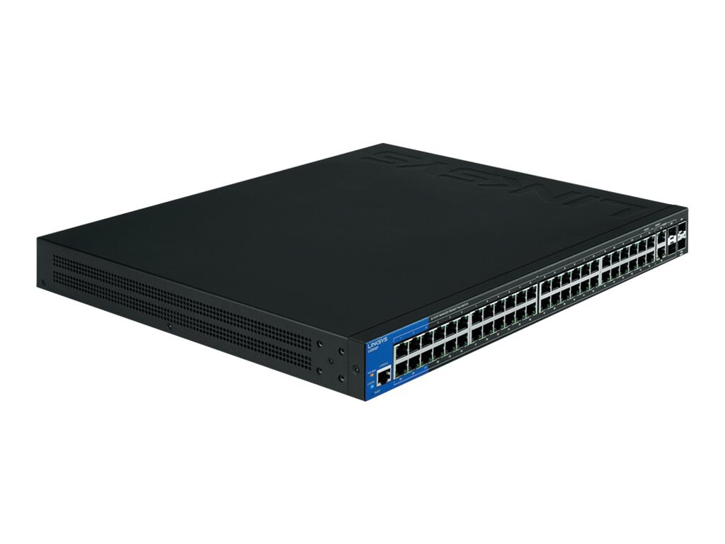 Linksys Business LGS552P - switch - 52 ports - managed - rack-mountable
