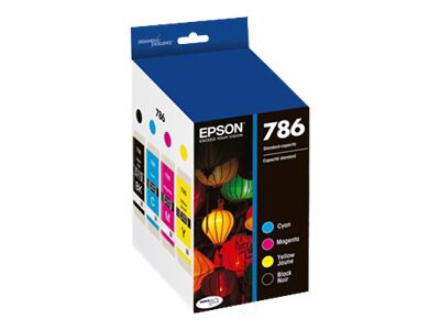 Epson 786 - 4-pack - black, yellow, cyan, magenta - original - ink cartridge