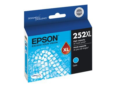 Epson 252XL - XL - cyan - original - ink cartridge