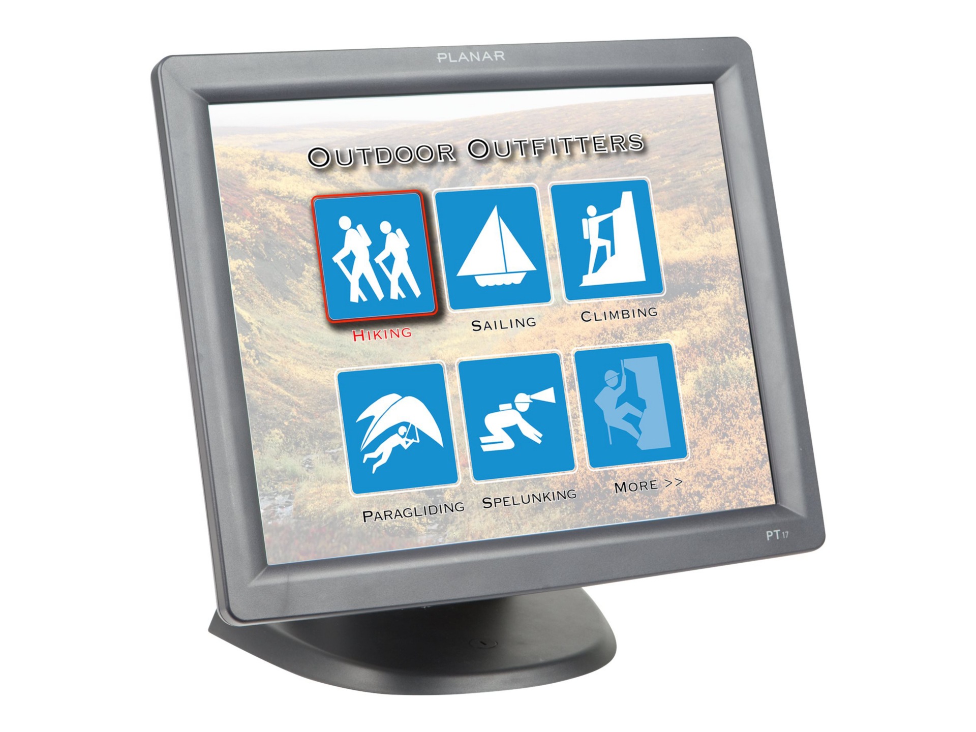 Planar PT1700MX - LED monitor - 17" - with 3-Years Warranty Planar Customer