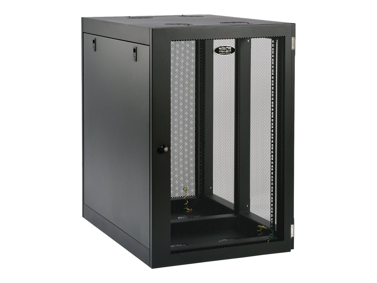 Tripp Lite 18U Wall Mount Rack Enclosure Server Cabinet Side Mount Wallmount - rack - 18U