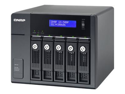 QNAP UX-500P - storage enclosure