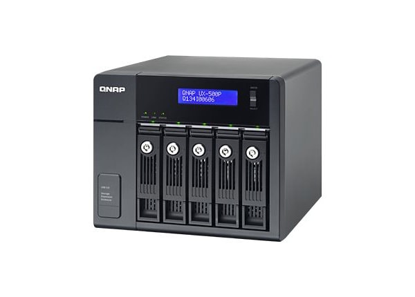 QNAP UX-500P - storage enclosure