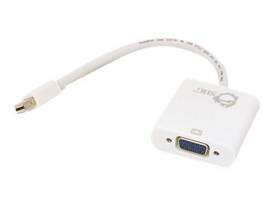 SIIG Mini DisplayPort to VGA Adapter Converter - video converter - white