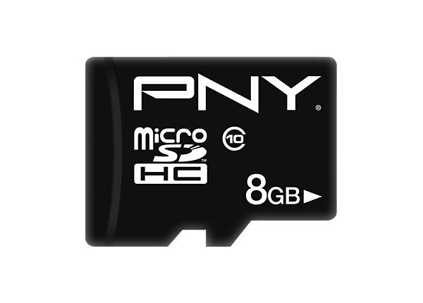 PNY High Performance - flash memory card - 8 GB - microSDHC