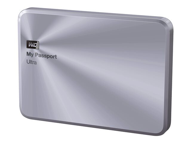 WD My Passport Ultra Metal Edition WDBEZW0020BSL - hard drive - 2 TB - USB 3.0