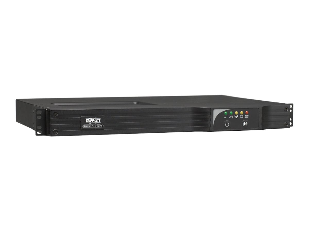 Tripp Lite UPS Smart 500VA 300W Rackmount AVR 120V USB DB9 SNMP 1URM TAA - UPS - 300 Watt - 500 VA - TAA Compliant