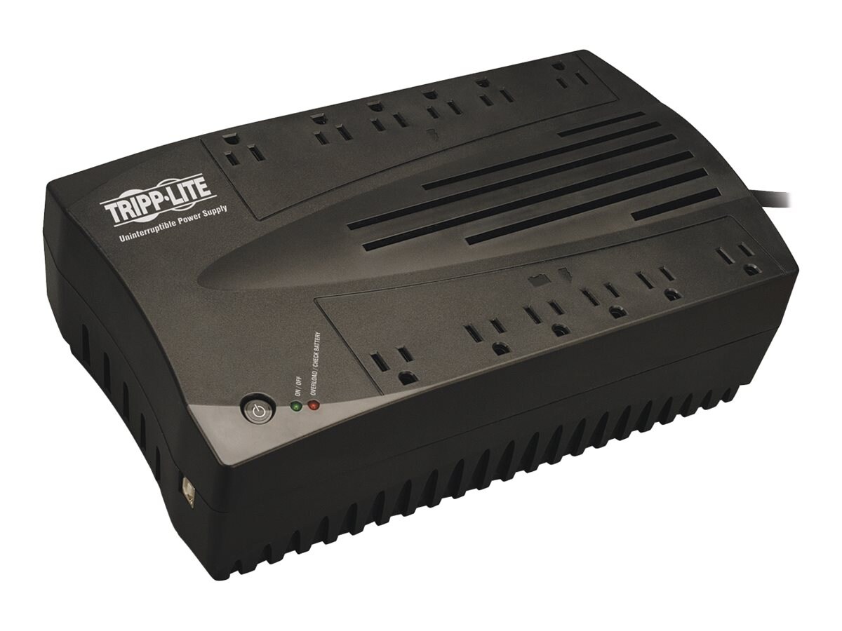 Tripp Lite UPS 750VA 450W Desktop Battery Back Up AVR Compact 120V USB RJ11 TAA - UPS - 450 Watt - 750 VA - TAA