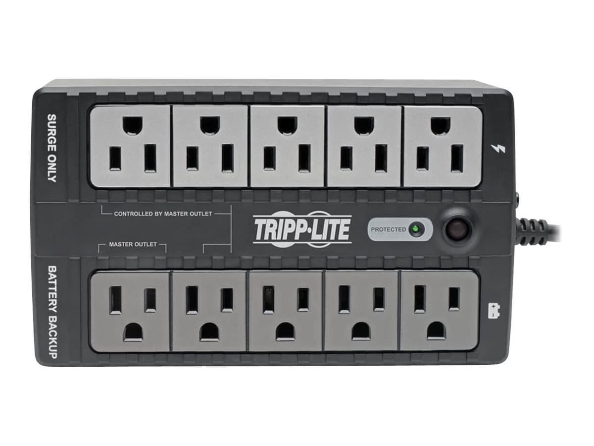 Tripp Lite UPS 650VA 325W Eco Green Battery Back Up 120V USB Muted Alarm