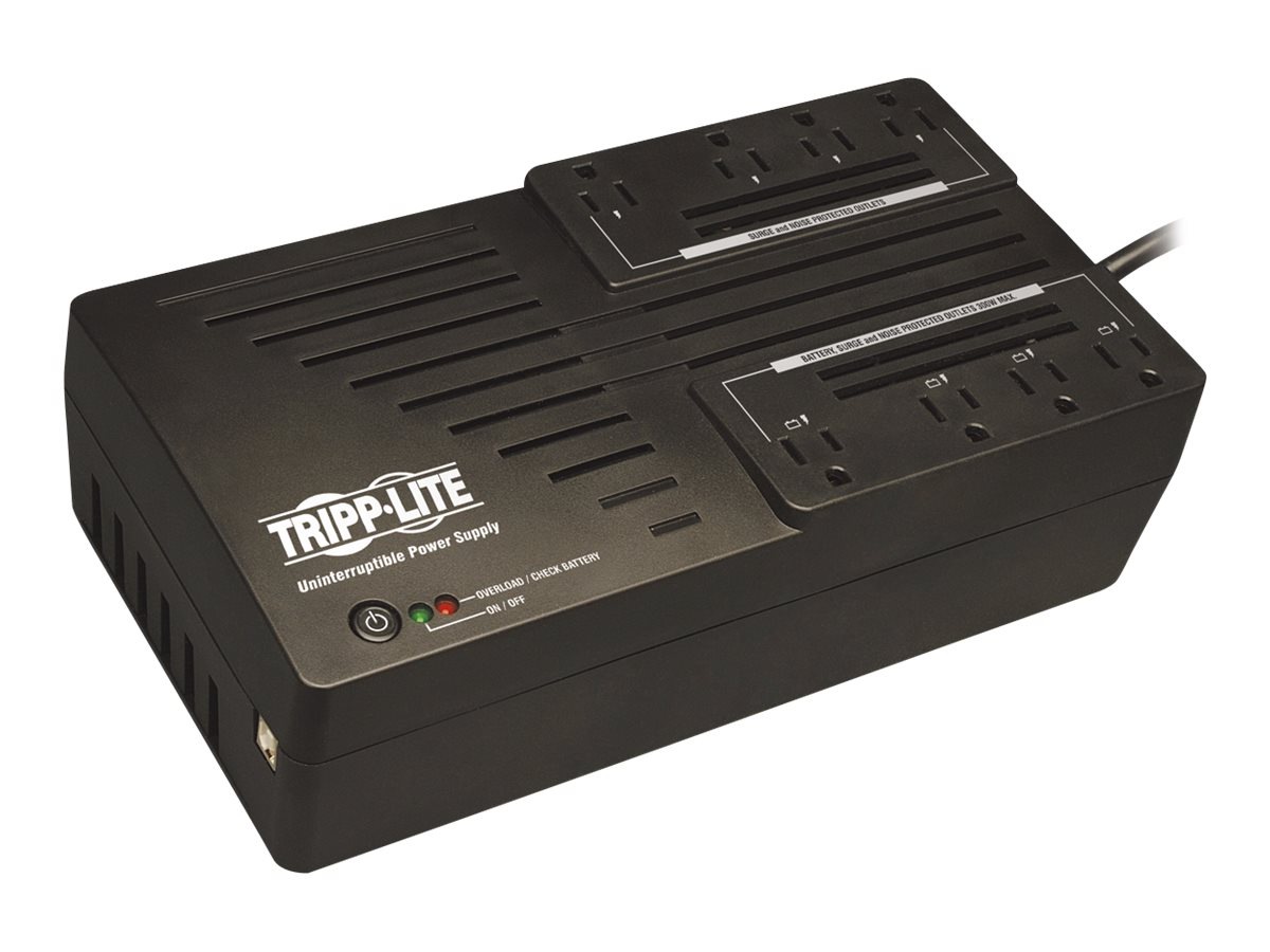 Tripp Lite UPS Desktop 700VA 350W Battery Back Up AVR 120V USB Muted Alarm