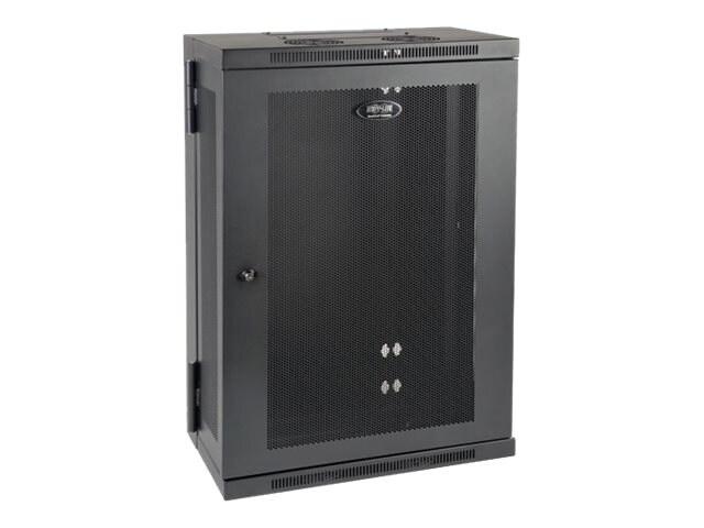 Tripp Lite 18U Wall Mount Rack Enclosure Server Cabinet Hinged Wallmount 13" Depth - rack - 18U