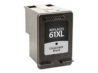 Clover Remanufactured Ink for HP 61XL (CH563WN), Black, 480 page yield