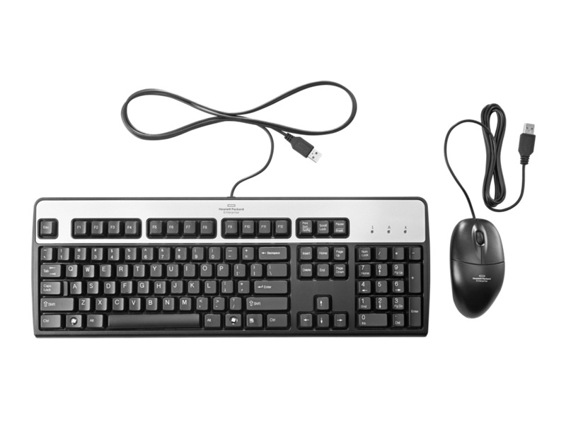 HPE BFR with PVC Free Kit - keyboard and mouse set - US Input Device