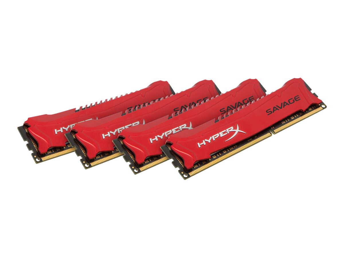 HyperX Savage - DDR3 - 32 GB: 4 x 8 GB - DIMM 240-pin - unbuffered