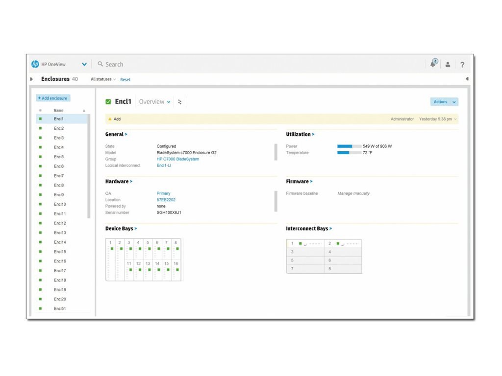 HPE OneView with iLO Advanced Flexible License - license + 3 Years 24x7 Sup