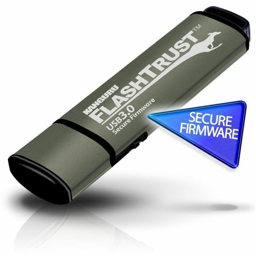 Kanguru FlashTrust Digitally-Signed Secure Firmware USB 3.0 Flash Drive, 64
