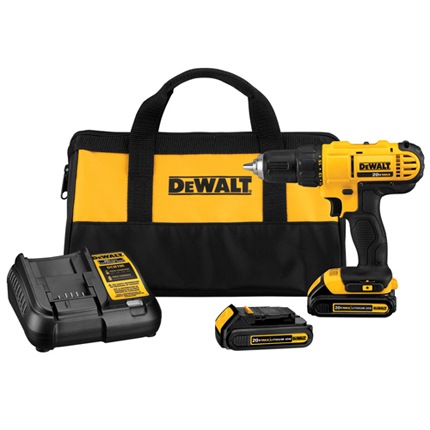 DeWALT - drill/driver - cordless - 2-speed - 2 batteries