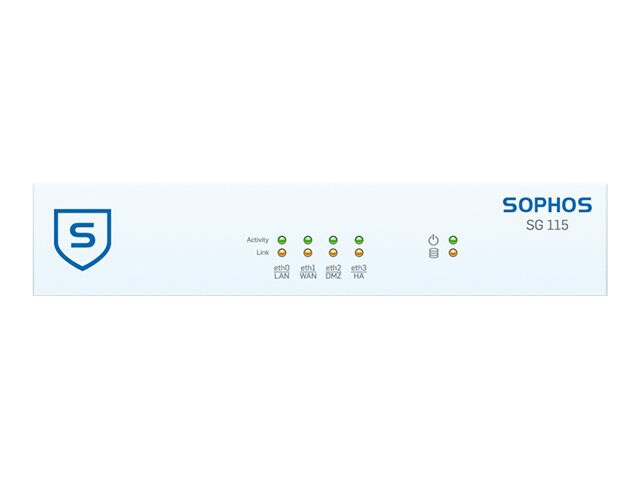 Sophos SG 115 - security appliance - with 1 year TotalProtect