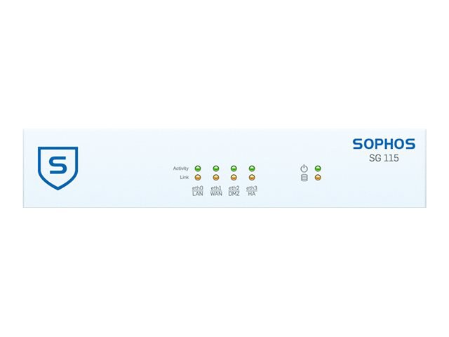 Sophos SG 115 - security appliance - with 2 years TotalProtect