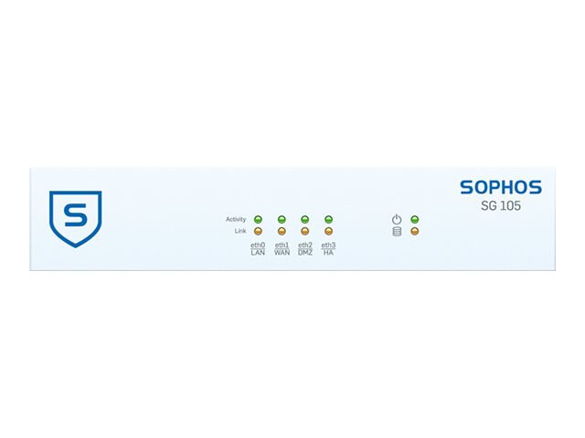 Sophos SG 105 - security appliance - with 1 year TotalProtect