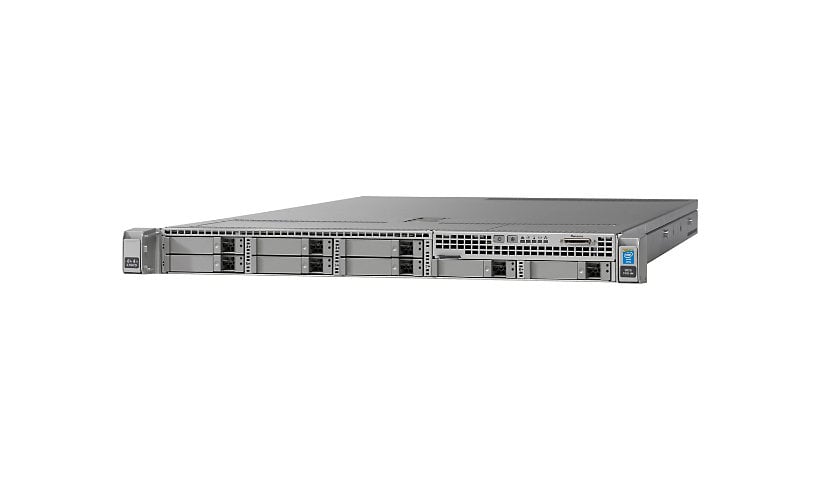 Cisco UCS Smart Play 8 C220 M4 SFF Entry Plus - rack-mountable - Xeon E5-2630V3 2.4 GHz - 64 GB - no HDD - with 2 x UCS