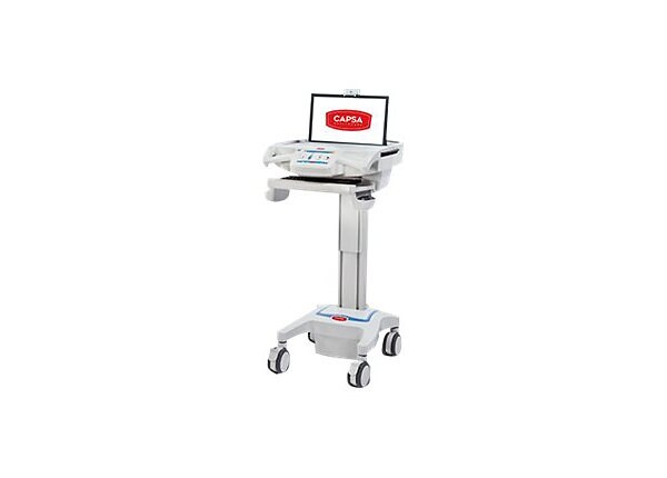 Capsa Healthcare CareLink Mobile Laptop Nurse Workstation - cart