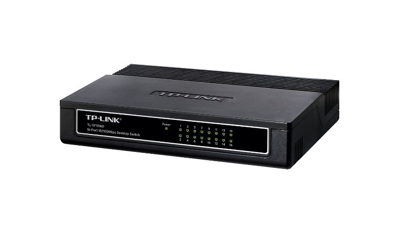 TP-LINK TL-SF1016D - 16 Port 10/100Mbps Fast Ethernet Switch