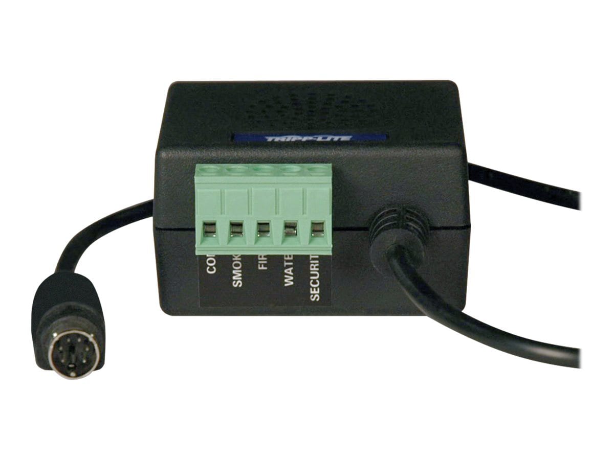 Tripp Lite SNMP / Web Card Rack Environment Sensor, Temp, Humidity, Contact-Closure Inputs - environmental module