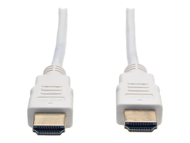 Eaton Tripp Lite Series High-Speed HDMI Cable (M/M) - 4K, Gripping Connectors, White, 6 ft. (1.8 m) - HDMI cable - 6 ft