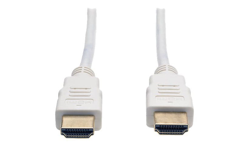Eaton Tripp Lite Series High-Speed HDMI Cable (M/M) - 4K, Gripping Connectors, White, 6 ft. (1.8 m) - HDMI cable - 6 ft