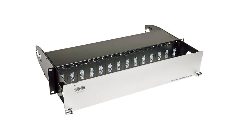 Tripp Lite High Density Rackmount Fiber Enclosure Panel 14 Cassette 2URM