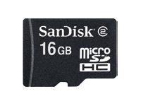 16 GB micro SD HC memory card