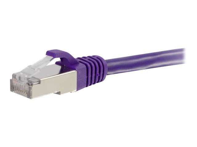 C2G 1ft Cat6 Ethernet Cable - Snagless Shielded (STP) - Purple - patch cable - 30.5 cm - purple