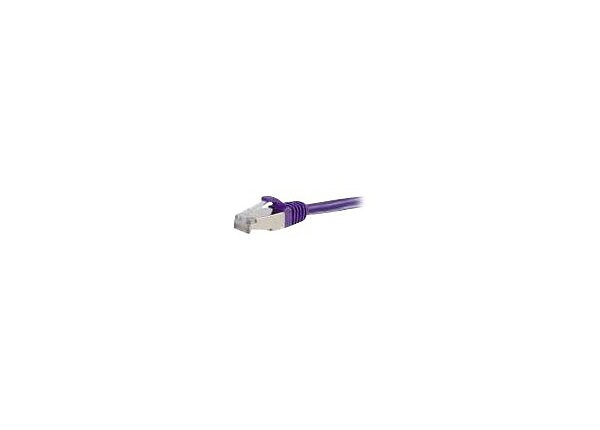 C2G 1ft Cat6 Snagless Shielded (STP)Ethernet Network Patch Cable - Purple - patch cable - 30.5 cm - purple