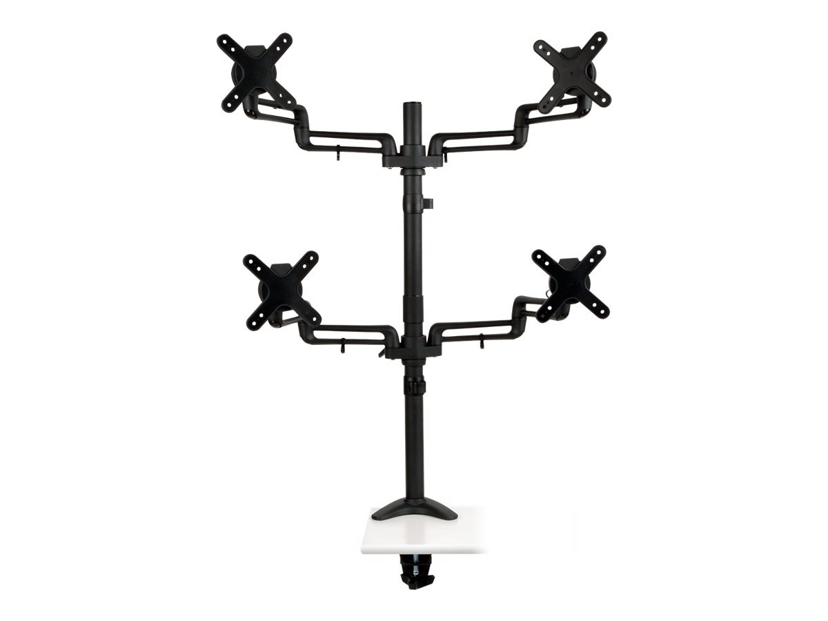 Tripp Lite Quad Display Flex Arm Desk Mount Monitor Stand Clamp 13" - 27"