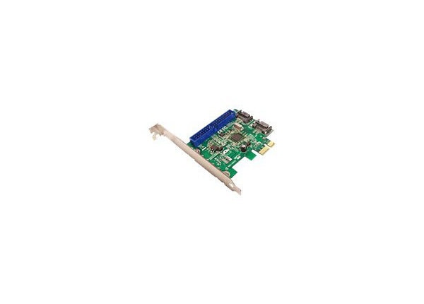 SIIG DP SATA 2S1P PCIe - storage controller - ATA / SATA 6Gb/s - PCIe 2.0 x1
