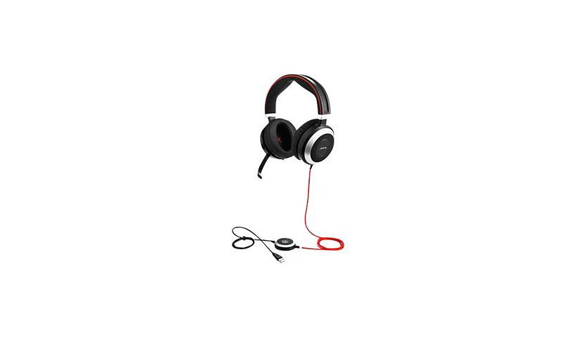 Jabra Evolve 80 MS stereo - headset