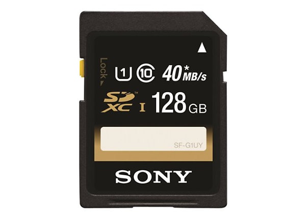 Sony SF128UY/TQMN - flash memory card - 128 GB - SDXC UHS-I