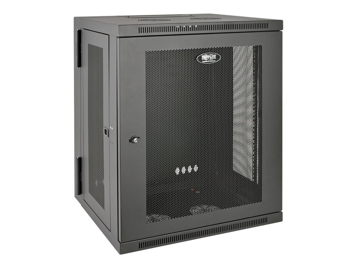 Eaton Tripp Lite Series 15U Wall Mount Rack Enclosure Server Cabinet Hinged Wallmount - rack - 15U