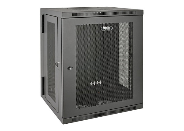 tripp lite 15u wall mount rack enclosure server cabinet hinged wallmount ra