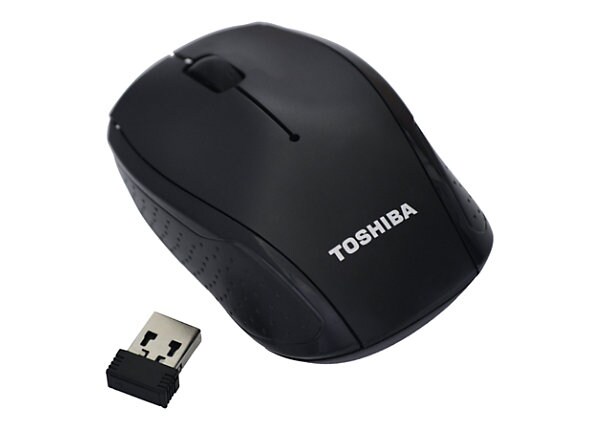 Toshiba W15 - mouse - 2.4 GHz - jet black