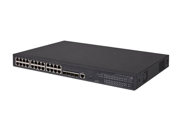 HPE 5130-24G-PoE+-4SFP+ EI - switch - 24 ports - managed - rack-mountable