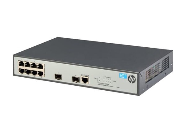 HPE 1920-8G - switch - 8 ports - managed - desktop, rack-mountable, wall-mountable