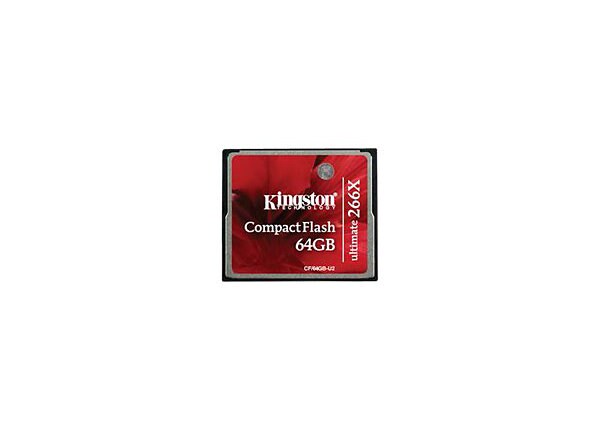 Kingston Ultimate - flash memory card - 64 GB - CompactFlash